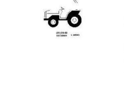 Massey Ferguson 651709M91 Parts Book - 1233 Compact Tractor