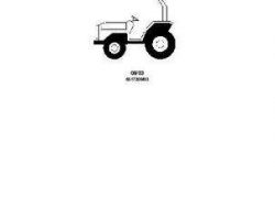 Massey Ferguson 651720M93 Parts Book - 1433V / 1440V Compact Tractor