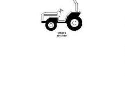 Massey Ferguson 651734M91 Parts Book - 1417 Compact Tractor