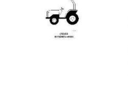Massey Ferguson 651762M91 Parts Book - 1428V / 1431 Compact Tractor (hydro transmission)