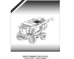 Massey Ferguson 651964M3 Parts Book - 9550 Combine (2012-2014, prior tier 4f, CHCxx101-EHCxx500)