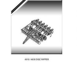 Massey Ferguson 651968M3 Parts Book - 4610 / 4630 Disc Ripper