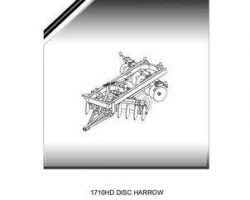 Massey Ferguson 651973M4 Parts Book - 1710HD Disc Harrow