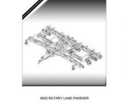 Massey Ferguson 652029NAB Parts Book - 6830 Rotary Land Finisher