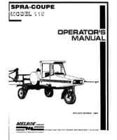 Spra-Coupe 6619900 Operator Manual - 115 Sprayer