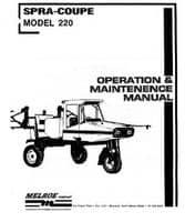 Spra-Coupe 6629519 Operator Manual - 220 Sprayer (50 ft, hydraulic booms)