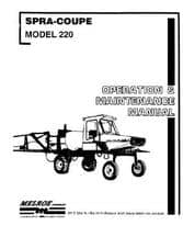 Spra-Coupe 6629532 Operator Manual - 220 Sprayer (60 ft, hydraulic booms)