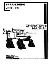 Spra-Coupe 6629533 Operator Manual - 230 Sprayer (60 ft, hydraulic booms)