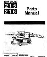 Spra-Coupe 6720586 Parts Book - 215 / 216 Sprayer