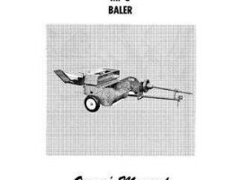 Massey Ferguson 690250M6 Operator Manual - 3 Rectangular Baler