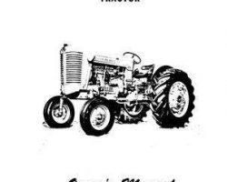 Massey Ferguson 690374M1 Operator Manual - 85 Tractor (gas)