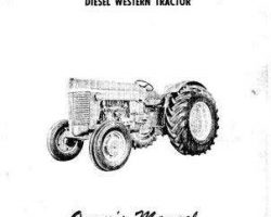 Massey Ferguson 690439M1 Operator Manual - 88 Tractor (diesel)
