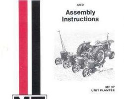 Massey Ferguson 690499M7 Operator Manual - 37 Unit Planter