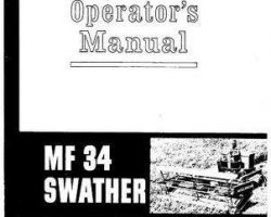 Massey Ferguson 690598M2 Operator Manual - 34 Swather