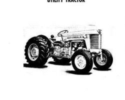 Massey Ferguson 690614M1 Operator Manual - 65 Utility Tractor