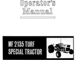 Massey Ferguson 690683M2 Operator Manual - 2135 Turf Tractor