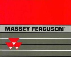 Massey Ferguson 700714560 Operator Manual - 146RV Round Baler (with tractor hydraulics)