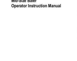 Massey Ferguson 700715174F Operator Manual - 185MB Baler (CE)