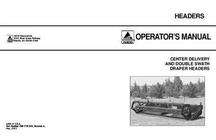 AGCO 700719943A Operator Manual - 5000 Draper Header (used with 220 windrower, series 2)