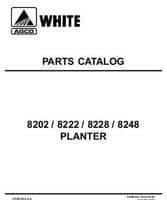 White Planter 700721975D Parts Book - 8200 Series Planter (horizontal wing fold, prior sn 'HN')