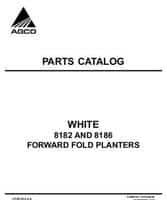 White Planter 700722038B Parts Book - 8182 / 8186 Planter (forward fold, eff sn 'HS')