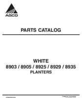 White Planter 700722042B Parts Book - 8903 / 8905 / 8925 / 8929 / 8935 Planter
