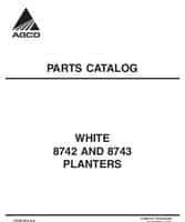 White Planter 700722430B Parts Book - 8742 / 8743 Planter