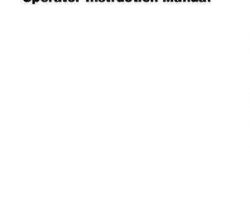 Massey Ferguson 700722642D Operator Manual - 1306 / 1307 / 1308 / 1309 Disc Mower