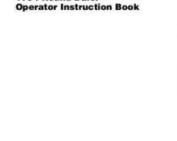 Massey Ferguson 700722825D Operator Manual - 1734 Round Baler