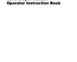 Massey Ferguson 700724629J Operator Manual - 5200 Draper Header (prior to sn AHDW1101)