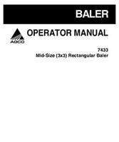 AGCO 700728672D Operator Manual - 7433 Baler (3x3)