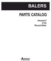 AGCO 700729059B Parts Book - 5134 Round Baler