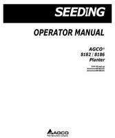 AGCO 700729817D Operator Manual - 8152 / 8186 Planter (eff sn 'HS')