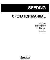 AGCO 700729916C Operator Manual - 8606 / 8608 Planter