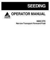 AGCO 700729966A Operator Manual - 8831 Seeder (eff sn 'HS')