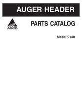 AGCO 700730152A Parts Book - 9140 Auger Header