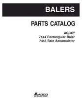 AGCO 700730183D Parts Book - 7444 Baler / 7445 Bale Accumulator