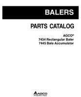 AGCO 700730185D Parts Book - 7434 Baler / 7445 Bale Accumulator