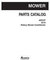 AGCO 700730239B Parts Book - 3315 Mower Conditioner (roller)