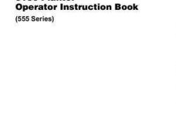 Massey Ferguson 700730241C Operator Manual - 555 Planter (8180, eff sn 'HS', export)