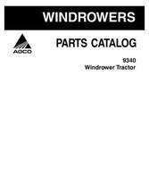 AGCO 700730430A Parts Book - 9340 Windrower Tractor