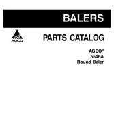 AGCO 700730557B Parts Book - 5546A (autocycle / silage) Round Baler