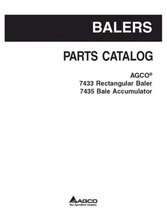 AGCO 700731071C Parts Book - 7433 Rectangular Baler / 7435 Bale Accumulator