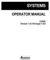 AGCO 700733138B Operator Manual - C2000 Console (version 1.6.5 through 1.6.8)