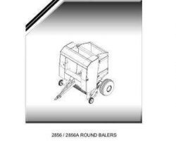 Massey Ferguson 700733239E Parts Book - 2856 / 2856A Round Baler
