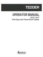 AGCO 700733255B Operator Manual - 1610 / 1617 Tedder (pull-type & 3 point)