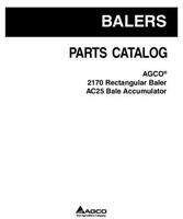 AGCO 700734767B Parts Book - 2170 Baler / AC25 Bale Accumulator