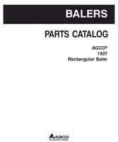 AGCO 700734774A Parts Book - 1837 Baler