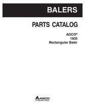AGCO 700734779A Parts Book - 1835 Rectanglar Baler