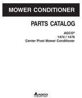 AGCO 700734803A Parts Book - 1474 / 1476 Mower Conditioner (center pivot)